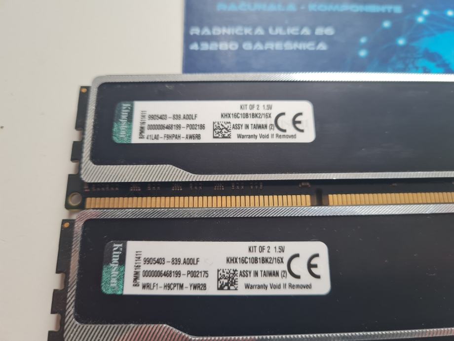 Kingston Micron 16GB DDR3 ECC REG. PC3-12800 1600MHz 2Rx4 Memory KFJ-PM316/ 16G - Foto 4