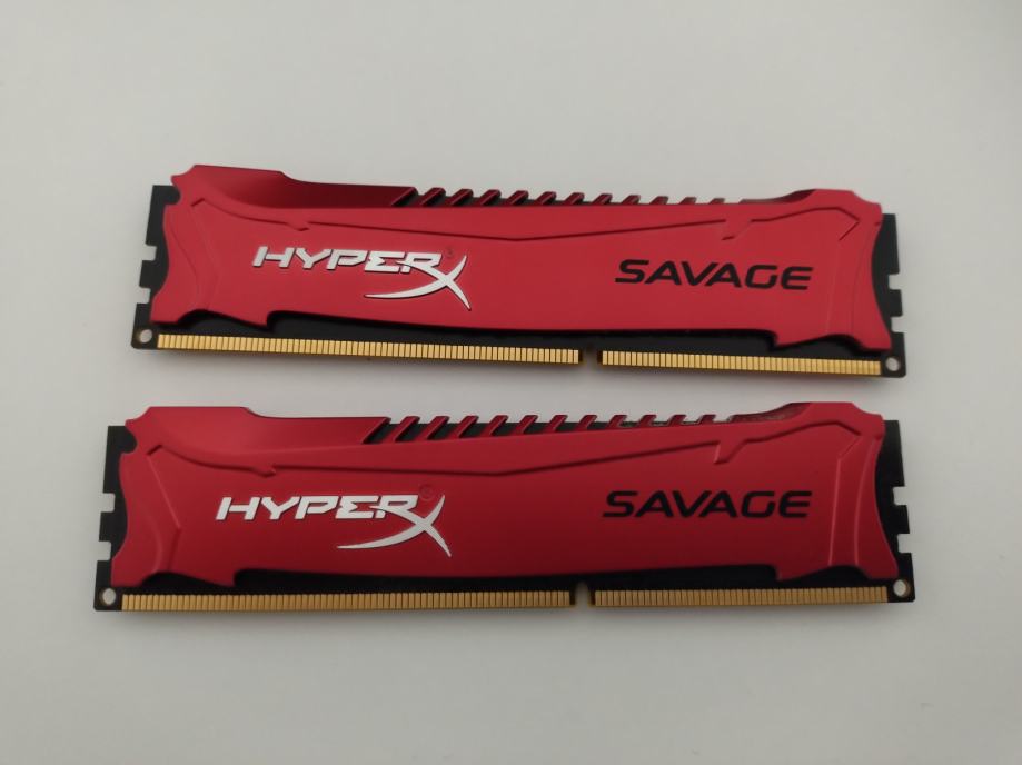 Kingston Hyperx 1600mhz Ddr3 Ram 8gb 2x4gb KINGSTON HYPERX SAVAGE 8GB (2x4GB) 1600mhz DDR3