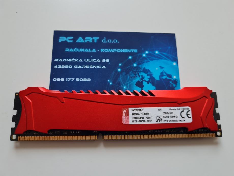 RAM 8GB DDR3 PC3-12800 1600MHz A-Tech - DIMM 240 Pin, Non-ECC Per Desktop