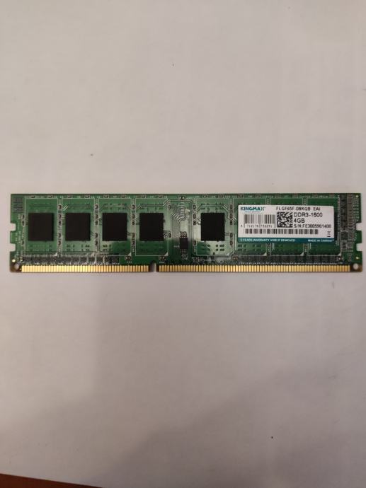 MEMORIJA DDR3 KINGMAX 4GB 1600MHZ