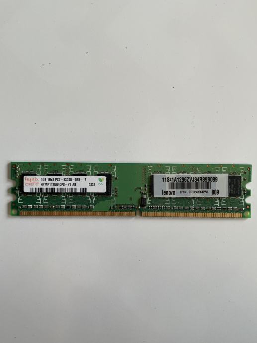 Memorija PC RAM Hynix 1GB DDR2 PC2-5300U-555-12 (667MHz)
