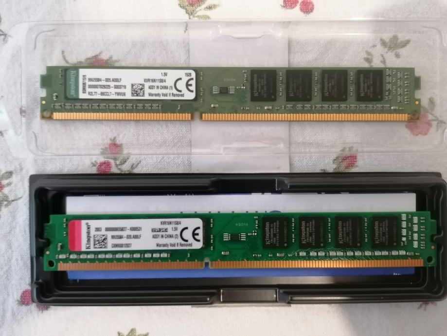 8GB DDR3 Kingston 2x4GB 1600MHz