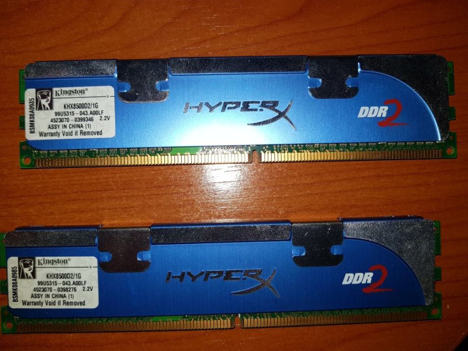 Memorija RAM Kingston HyperX KHX8500D2 (2GB)