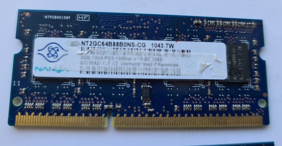 Barrette Mémoire 2Go RAM DDR3 Nanya NT2GC64B8HC0NS-CG Barrette Mémoire 2Go RAM DDR3 Nanya NT2GC64B8HC0NS-CG