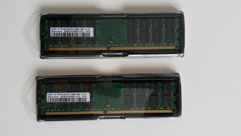Samsung radna memorija RAM 8GB DDR2 (800MHz) + Intel&AMD memorija
