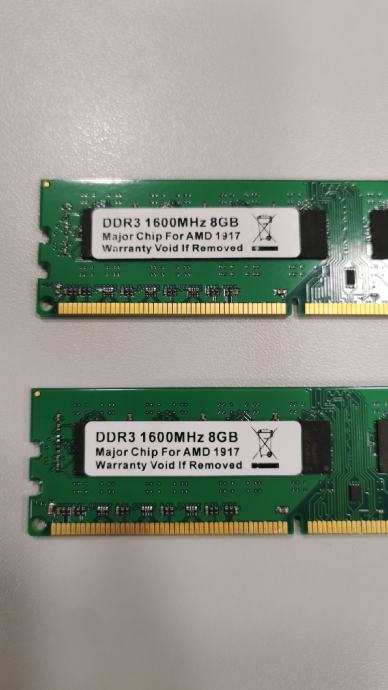 Ram 16 GB DDR 3 za AMD