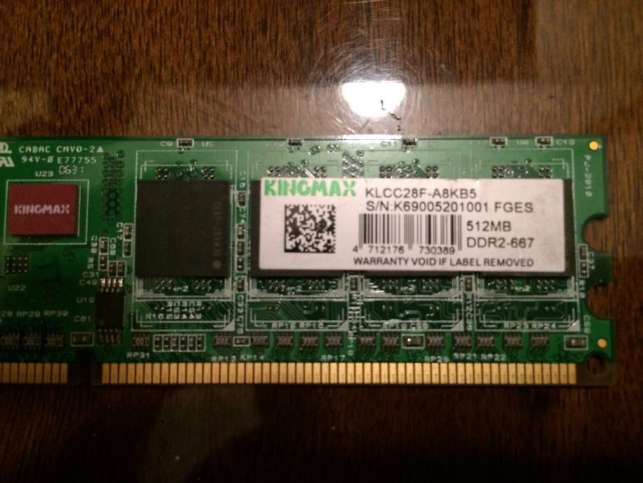RAM memorija Kingmax DDR2-667 2 x 512MB