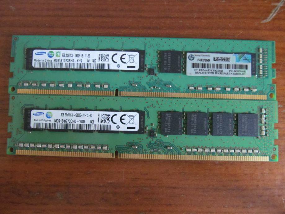 SAMSUNG 16 GB DDR3L ECC - 8 + 8 GB DDR3L 1333 MHz