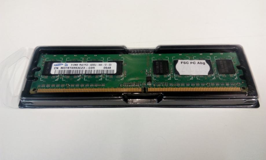 Samsung 512MB DDR2 PC2-4200U 533MHz 1Rx8