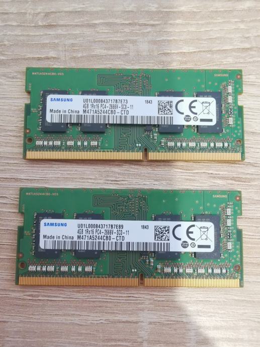 Samsung So-Dimm Ram 4GB 1x DDR4-2666 mhz PC4-21300 | Novo | Orig. | R1