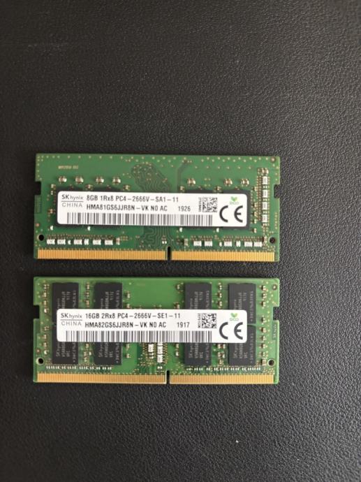 Lotto RAM Hynix Per Computer Portatili - Memorie DDR2 DDR3 SO-DIMM Da 1GB, 2GB, 4GB, 8GB, 200