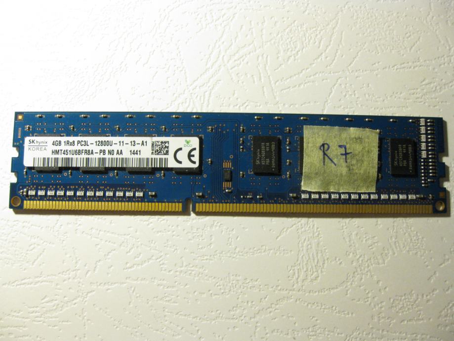 Samsung 1rx8 Pc3l 12800u 11 13 A1 SK hynix RAM 4GB 1Rx8 PC3L - 12800U - 11 - 13 - A1