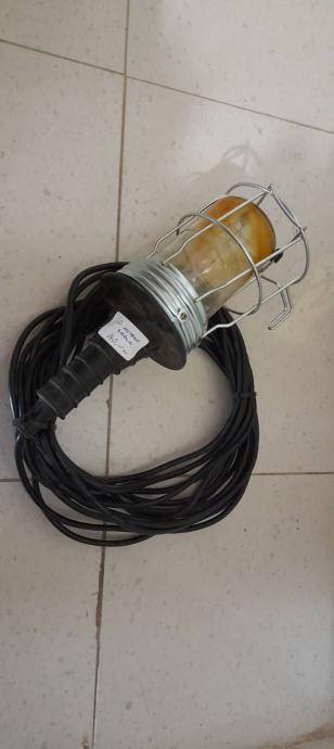 prijenosna svjetiljka/lampa sa kukom (10m kabel)