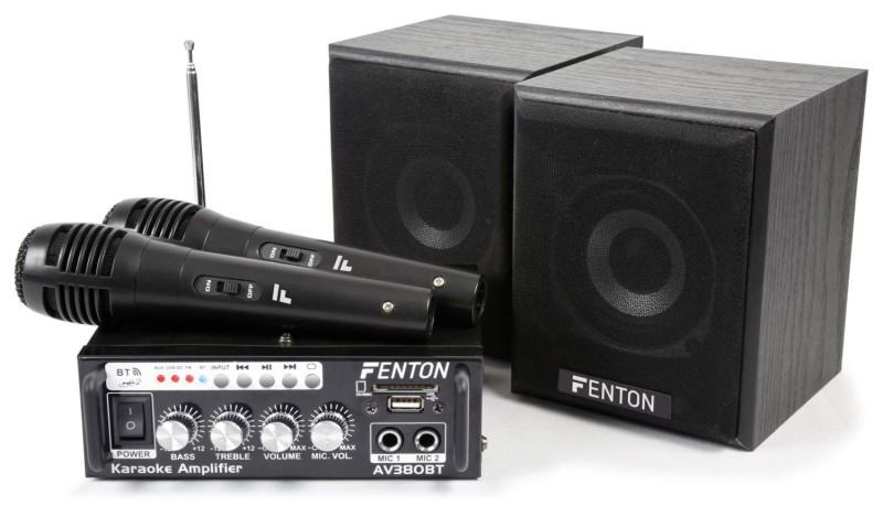 Tronios FENTON AV380BT AMPLIFIER KIT WITH SPEAKERS USB/SD/BT