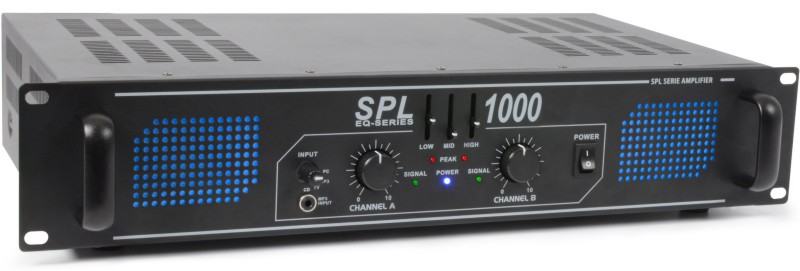 Tronios SKYTEC SPL 1000 Amplifier 2 x 500W EQ