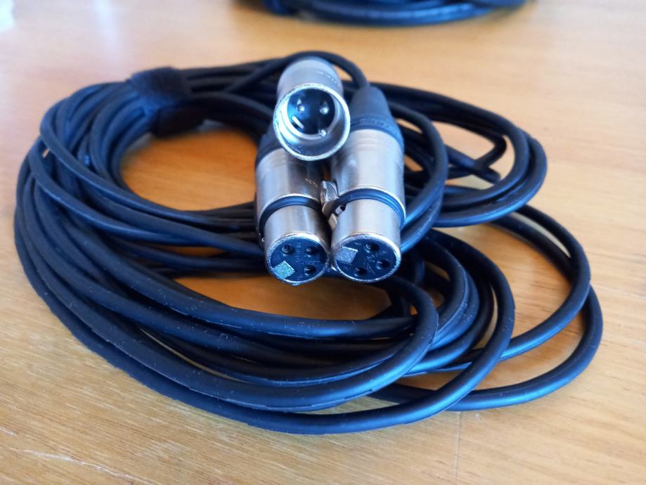 Kabl za mikrofon mic cable NEUTRIK cordial twin patch CMK 422 (800cm)
