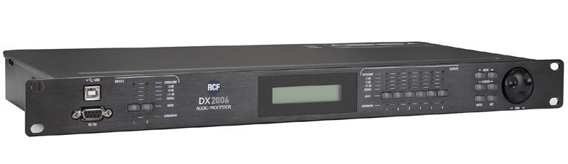 RCF DX 2006 - 2 INPUT, 6 OUTPUT DIGITAL PROCESSOR