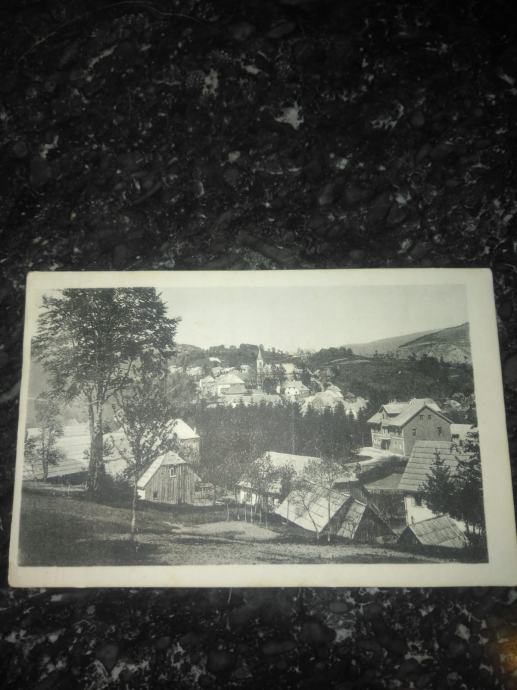 Antikna razglednica Fužine, putovala 1926.god.