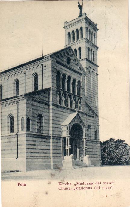 POLA PULA ISTRA HRVATSKA KIRCHE MADONNA DEL MARE STARA
