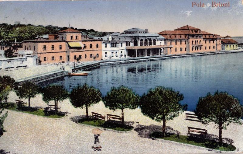 Pula Razglednice POLA PULA ISTRA OTOK BRIONI DEP.A.BONETTI, 1910.POLA STARA RAZGLEDNI
