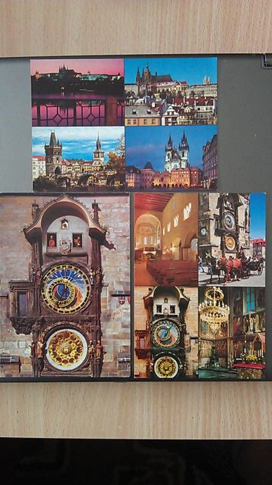 Prag, 3 razglednice