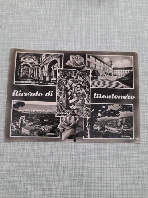 razglednica ricordo di montenero 1961 italija