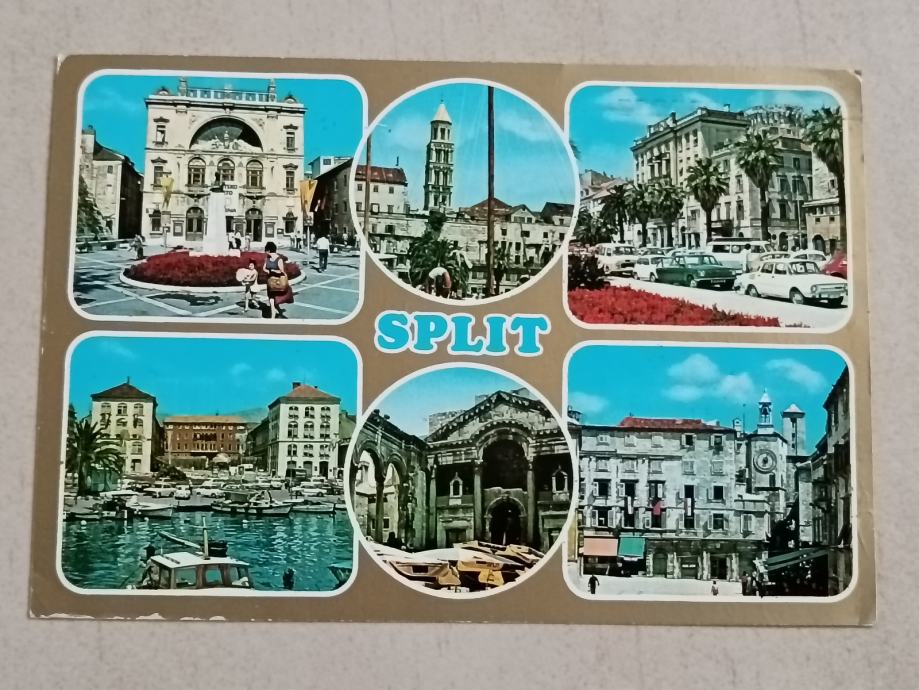 Split; razglednica iz 80-ih