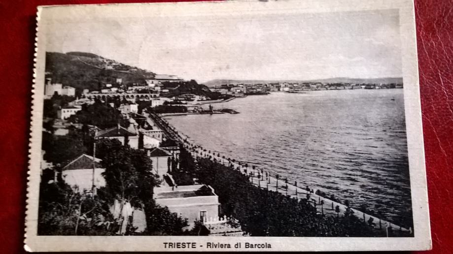 TRIESTE - riviera di Barcola  1930 god.