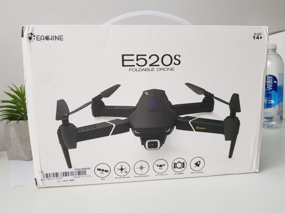 DRON S 4K WIFI KAMEROM, EACHINE E520S GPS, 5G WIFI, NOVO!!!