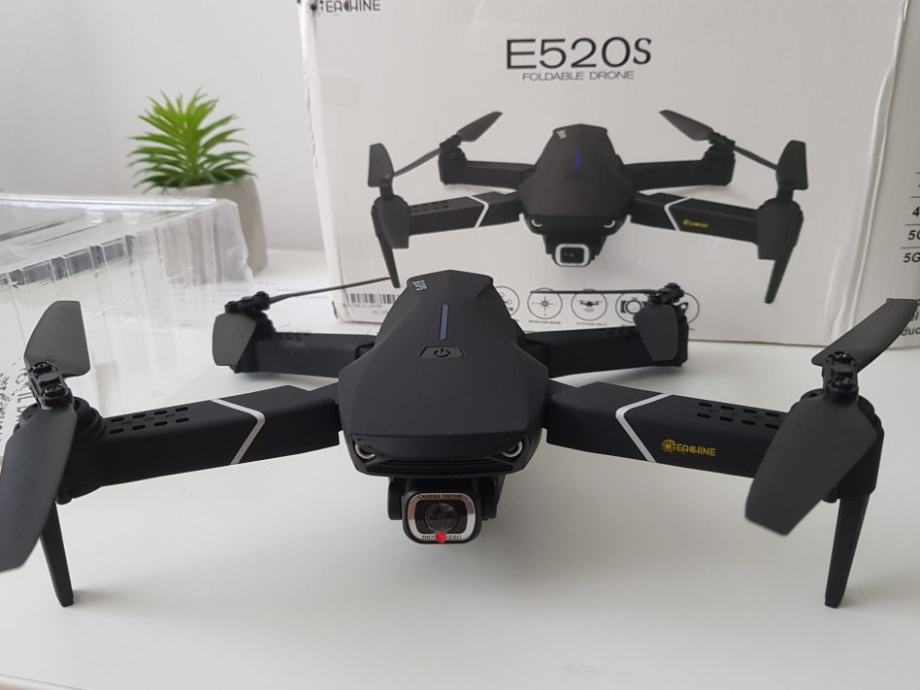 DRON S 4K WIFI KAMEROM, EACHINE E520S GPS, 5G WIFI, NOVO!!!