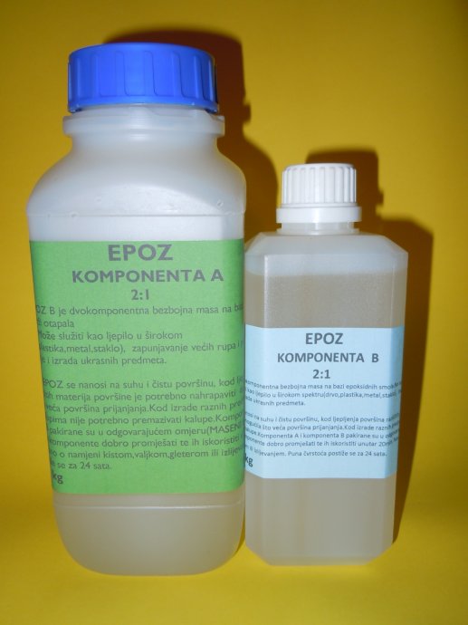 Epoksidna Epoxy smola 1,5 kg Epoz
