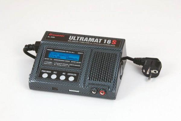 Graupner Ultramat 16S punjač za LiPo, LiIo, LiFe, NiMH, NiCd baterije