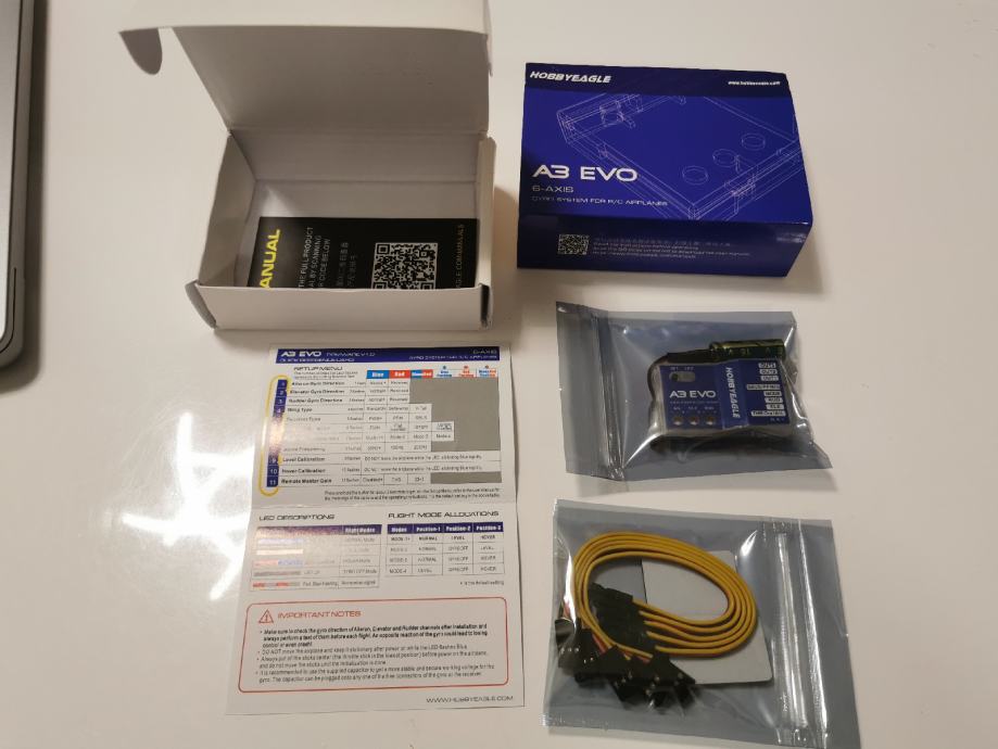 HOBBYEAGLE A3 EVO 6 Axis Gyro Airplane Gyro Flight Controler