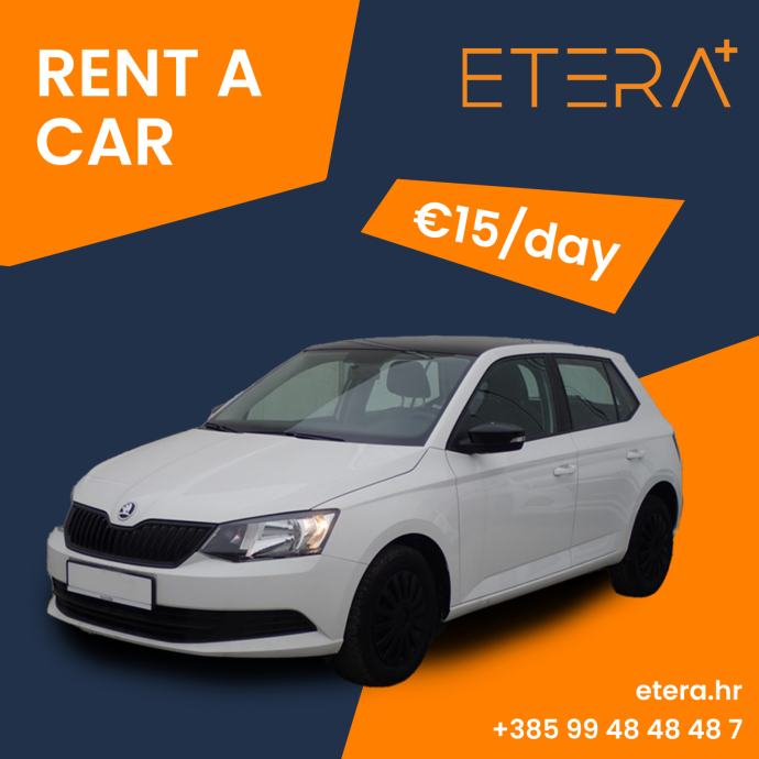 RENT A CAR ZAGREB / DAN 19 € / ZAGREB