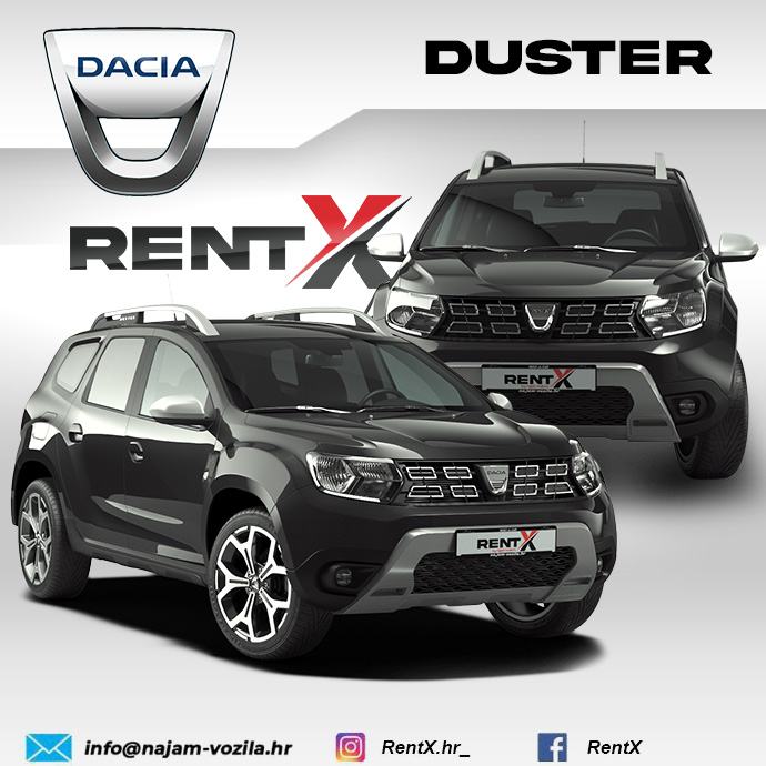 ►Rent a Car - Dacia Duster - NOVO VOZILO - rentx.hr - Već od 30€◄