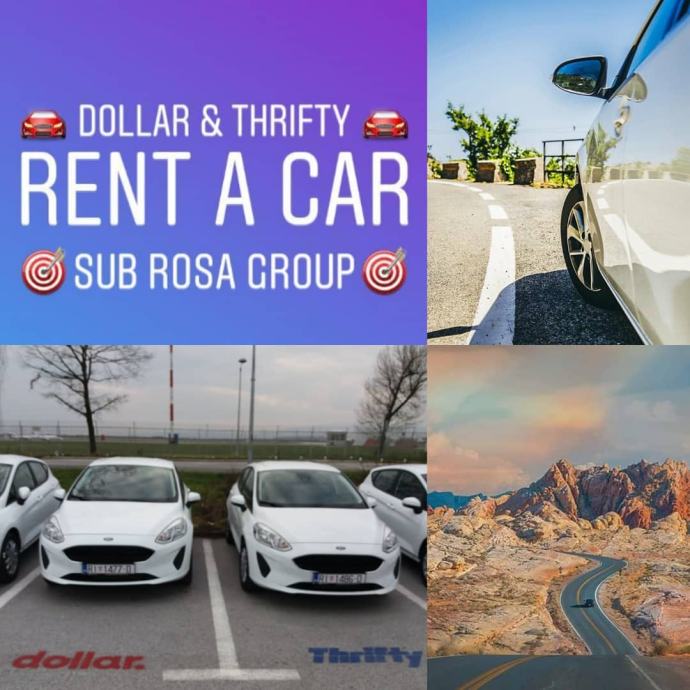 Rent A Car Najam vozila Dollar & Thrifty SUB ROSA Group