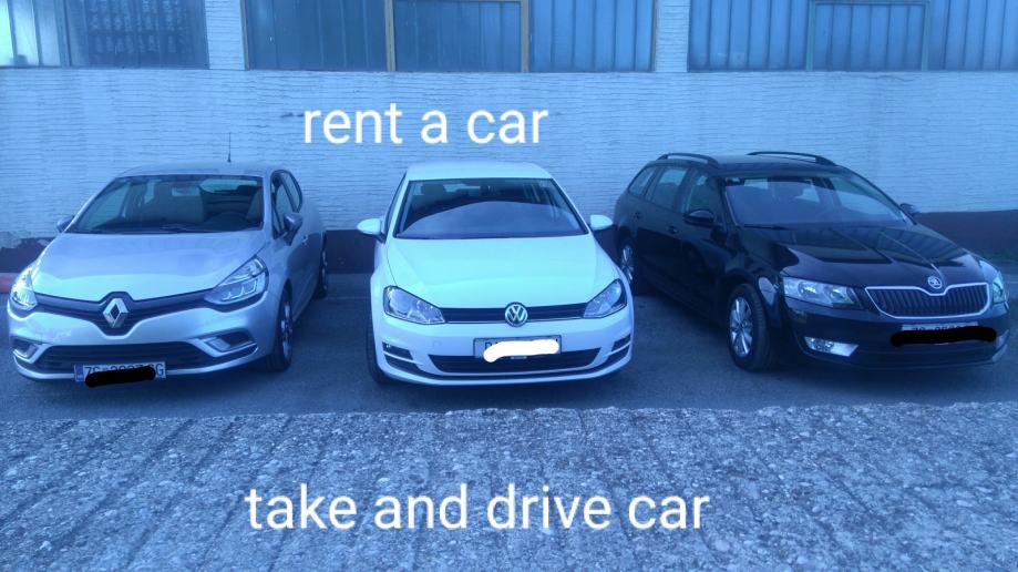 Rent a car **TAKE AND DRIVE CARS** Najam vozila