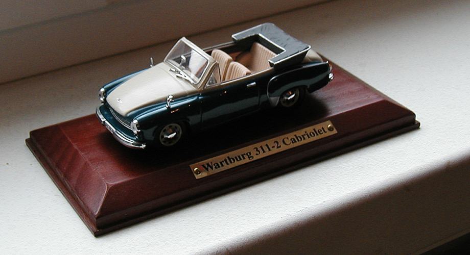 Model autića Wartburg 311-2 Cabriolet