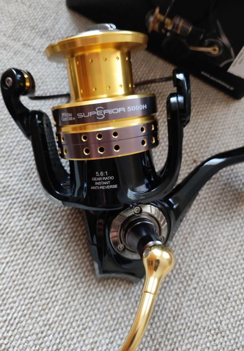 Abu Garcia Superior – Combo Canna E Mulinello Spinning In Carbonio 30T, Con Custodia, Per Pescatori Esigenti