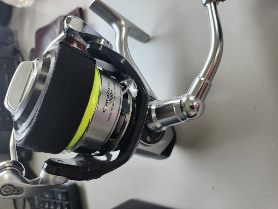 Moulinet De Pêche Daiwa Catalina 4500H 12 - Rotor Aluminium, Frein UTD 15kg - Occasion Bon état