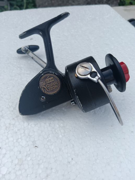 Moulinet Toupie D.A.M Quick 220N Vintage - Allemagne De L'Ouest, 4 Roulements, Frein Avant - Pour Pêche Eau Douce
