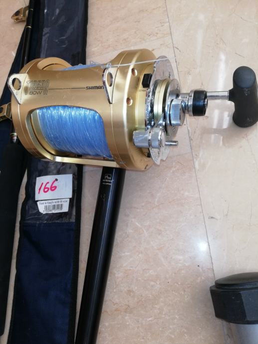 Moulinet De Pêche Mer Shimano TIAGRA 80W Occasion Très Bon État - Pour Gros Gibier, Envoi Du Japon