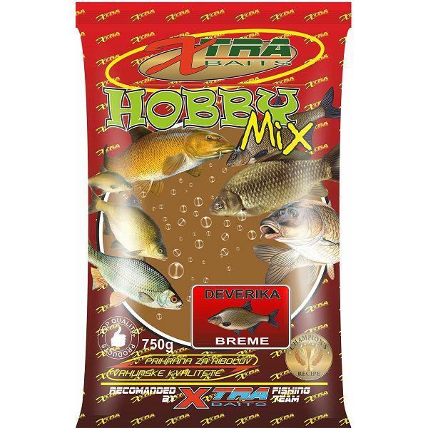 Hrana za primamljivanje Hobby Mix 750g XTRA Baits