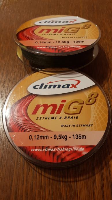 CLIMAX MIG8 EXTREME BRAID UPREDENICA 135m i 275m