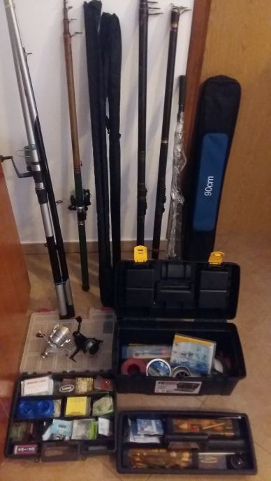 Ribički ribolovni štap, ribolovna oprema, ribički komplet pribor