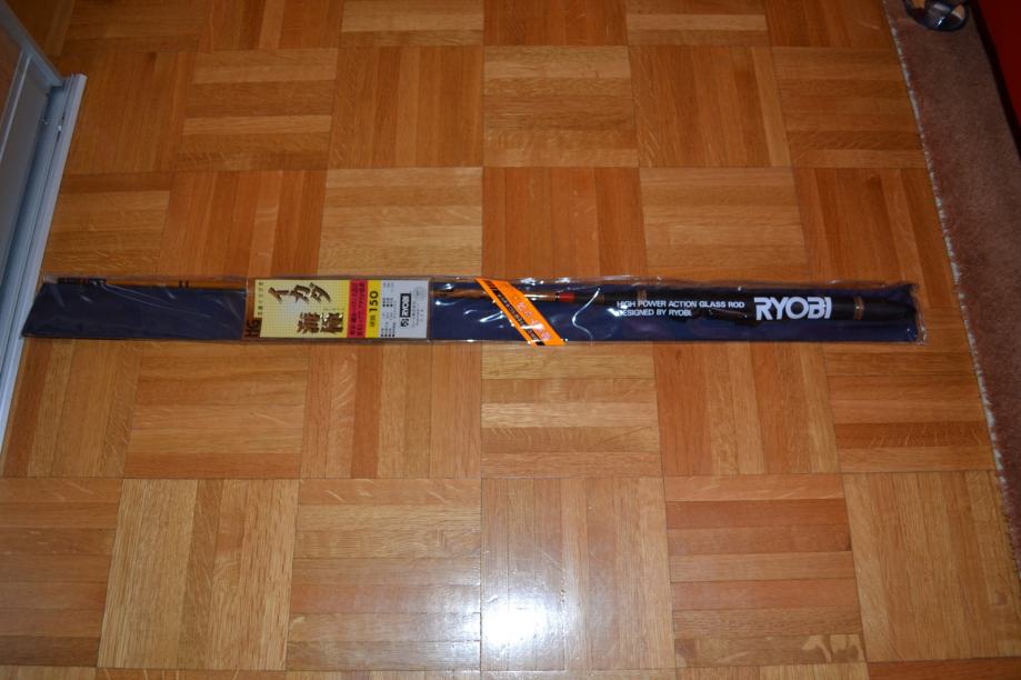 RYOBI štap 150 cm-dvodjelni+orig.futrola platnena,made in Japan