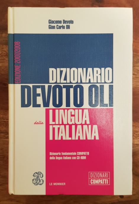 Rječnik - 'Dizionario Devoto-Oli della Lingua Italiana'