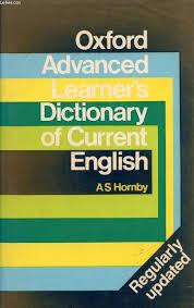 OXFORD ADVANCED LEARNER'S DICTIONARY OF CURRENT ENGLISH 1974