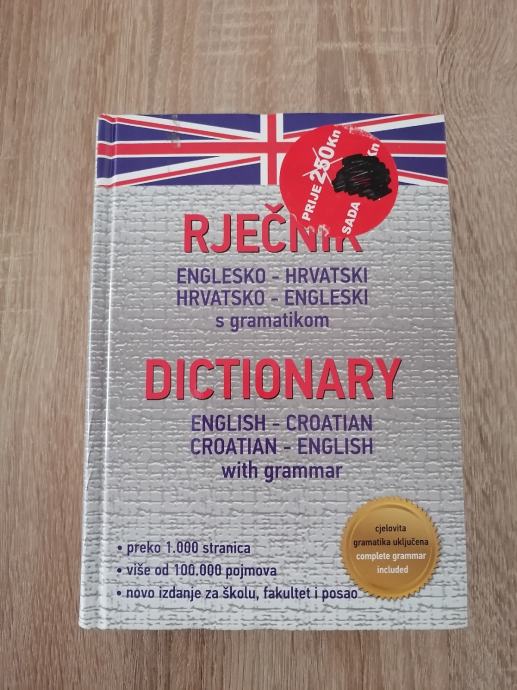 Rječnik englesko-hrvatski/hrvatsko engleski s gramatikom