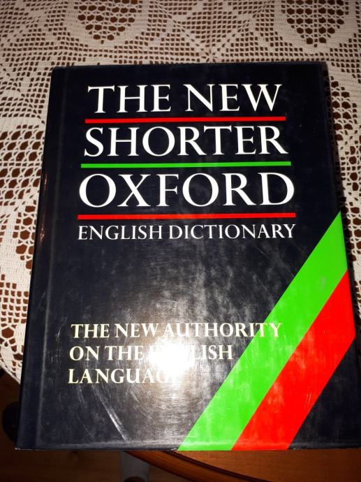 RASPRODAJA The new shorter Oxford english dictionary